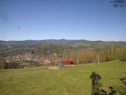 Pohled na Krkonoše