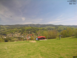 Pohled na Krkonoše