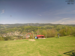 Pohled na Krkonoše