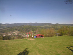 Pohled na Krkonoše