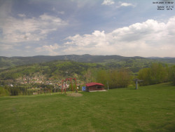 Pohled na Krkonoše