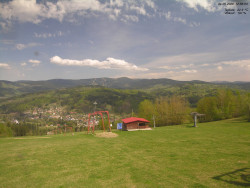 Pohled na Krkonoše