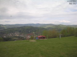 Pohled na Krkonoše