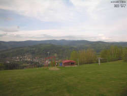 Pohled na Krkonoše