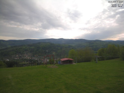 Pohled na Krkonoše