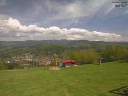 Pohled na Krkonoše