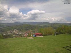 Pohled na Krkonoše