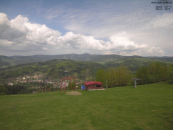 Pohled na Krkonoše