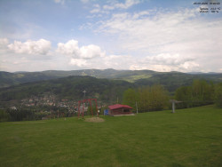 Pohled na Krkonoše