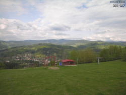 Pohled na Krkonoše