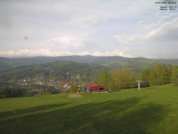 Pohled na Krkonoše