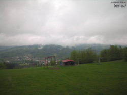 Pohled na Krkonoše