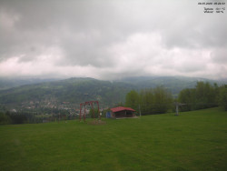 Pohled na Krkonoše