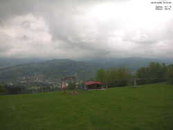 Pohled na Krkonoše