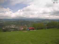 Pohled na Krkonoše