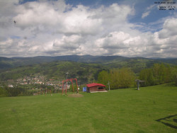 Pohled na Krkonoše