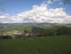 Pohled na Krkonoše