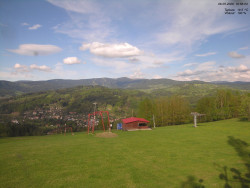 Pohled na Krkonoše