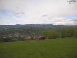 Pohled na Krkonoše