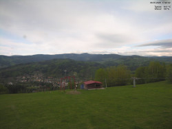 Pohled na Krkonoše