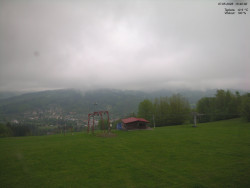 Pohled na Krkonoše