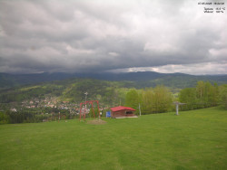 Pohled na Krkonoše
