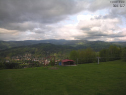 Pohled na Krkonoše
