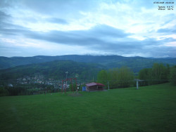 Pohled na Krkonoše