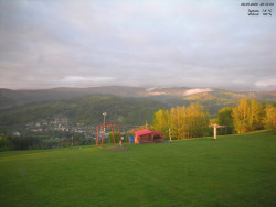 Pohled na Krkonoše