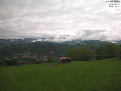 Pohled na Krkonoše