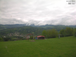 Pohled na Krkonoše