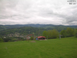 Pohled na Krkonoše