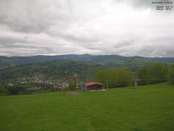 Pohled na Krkonoše
