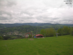 Pohled na Krkonoše