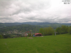 Pohled na Krkonoše
