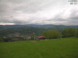 Pohled na Krkonoše