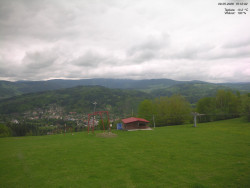 Pohled na Krkonoše