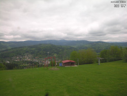 Pohled na Krkonoše