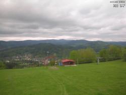 Pohled na Krkonoše