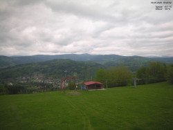 Pohled na Krkonoše