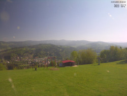 Pohled na Krkonoše