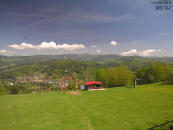 Pohled na Krkonoše