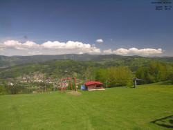 Pohled na Krkonoše