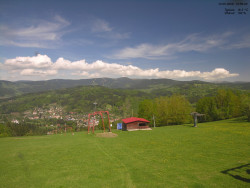 Pohled na Krkonoše