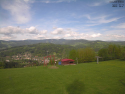 Pohled na Krkonoše