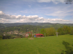 Pohled na Krkonoše