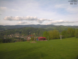 Pohled na Krkonoše