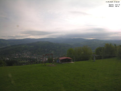Pohled na Krkonoše