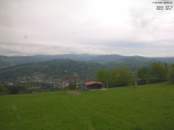 Pohled na Krkonoše