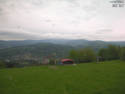Pohled na Krkonoše
